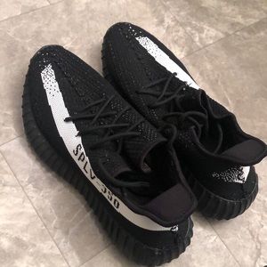 Yeezy inspired sneakers black SPLV350 unisex